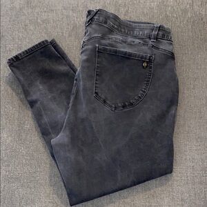 Democracy “Ab” Technology Black Skinny Jeans Size 20W